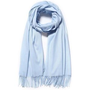 Large Soft Cashmere Silky Pashmina Solid Shawl Wrap Scarf for Women